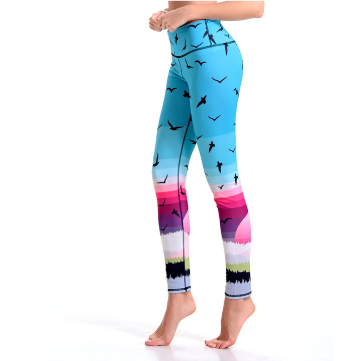 Colorful Abstract Yoga Pants – Rizaries