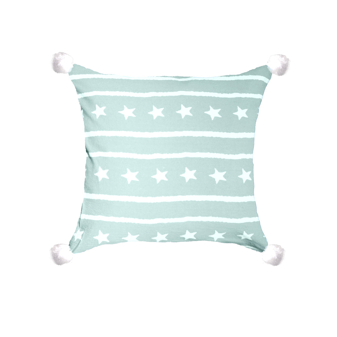 Star With Side Bushes Throw Pillow