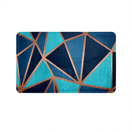 SuperSoft Teal Metallic Door Mat