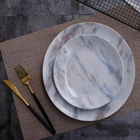 Thumbnail for Marble Design Porcelain Plate