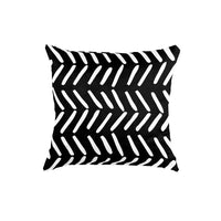 Thumbnail for SuperSoft White & Black Uneven Throw Cushion