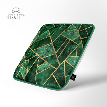 Super Soft Deep Emerald Chair Cushion