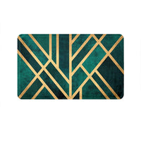 Thumbnail for SuperSoft Emerald Art Deco Door Mat