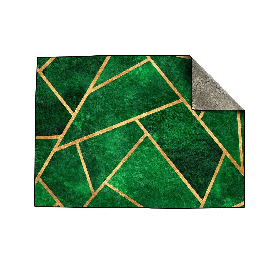 Green Geo Centerpiece (Rug)