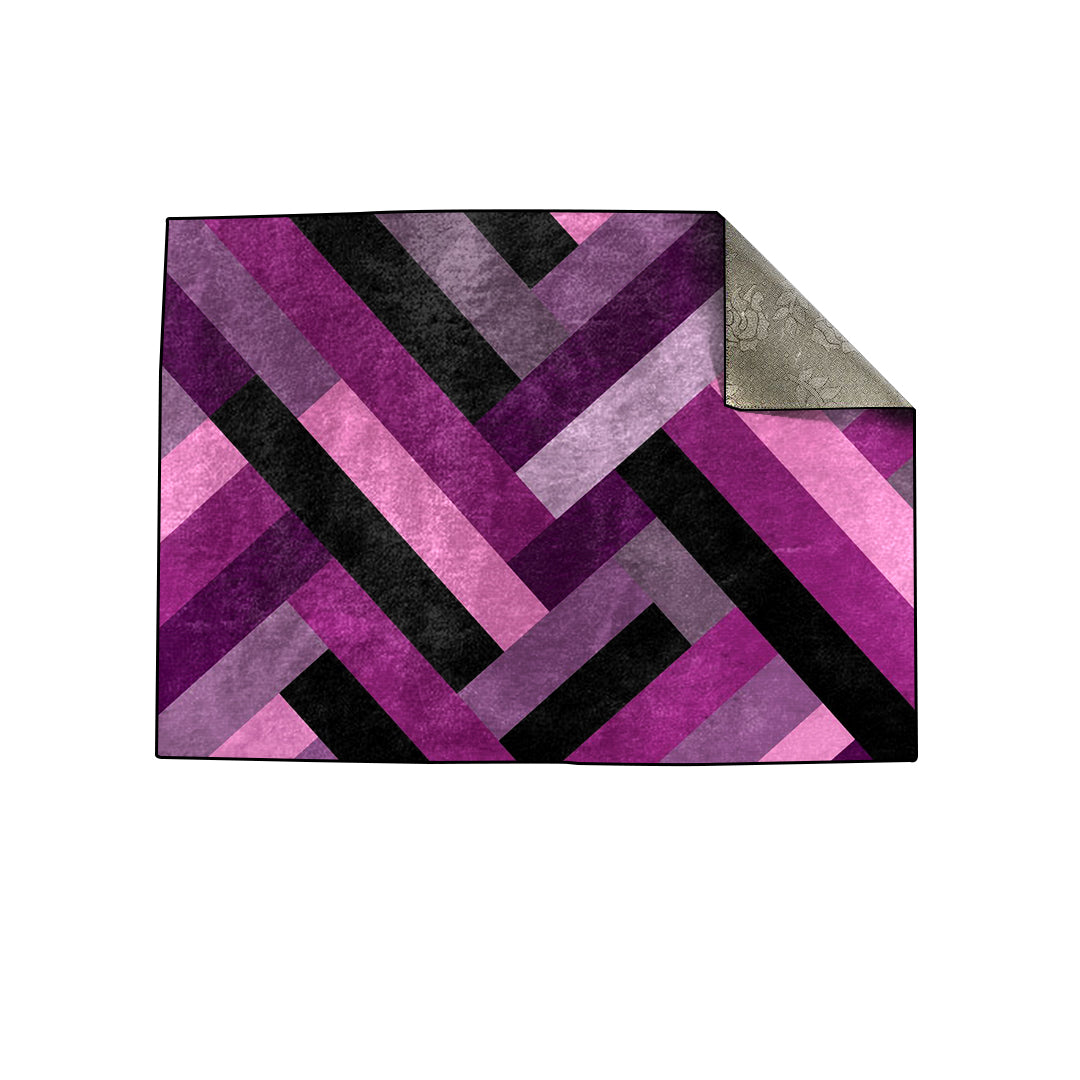 Purple Lines Centerpiece (Rug)