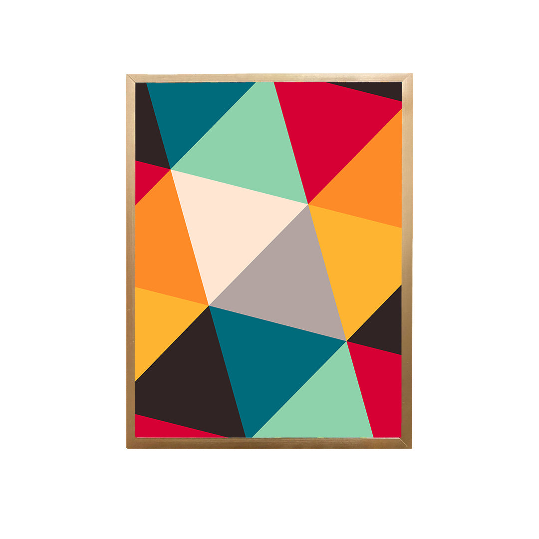Colorful Cubes Handmade Canvas Painting