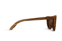 Thumbnail for Cat Eye Zebra Wooden Sunglasses
