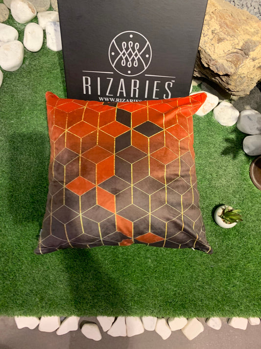 SuperSoft Orangish Red & Black Gradient Cubes