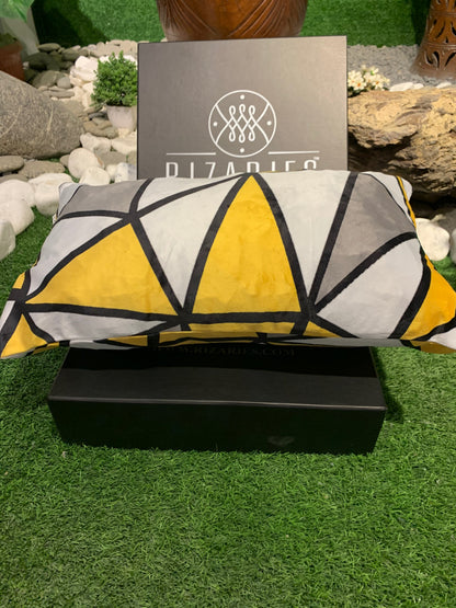 Super Soft Yellow Geometric Rectangle