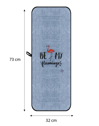 SuperSoft Be My Flamingo Kitchen/Gym Towel