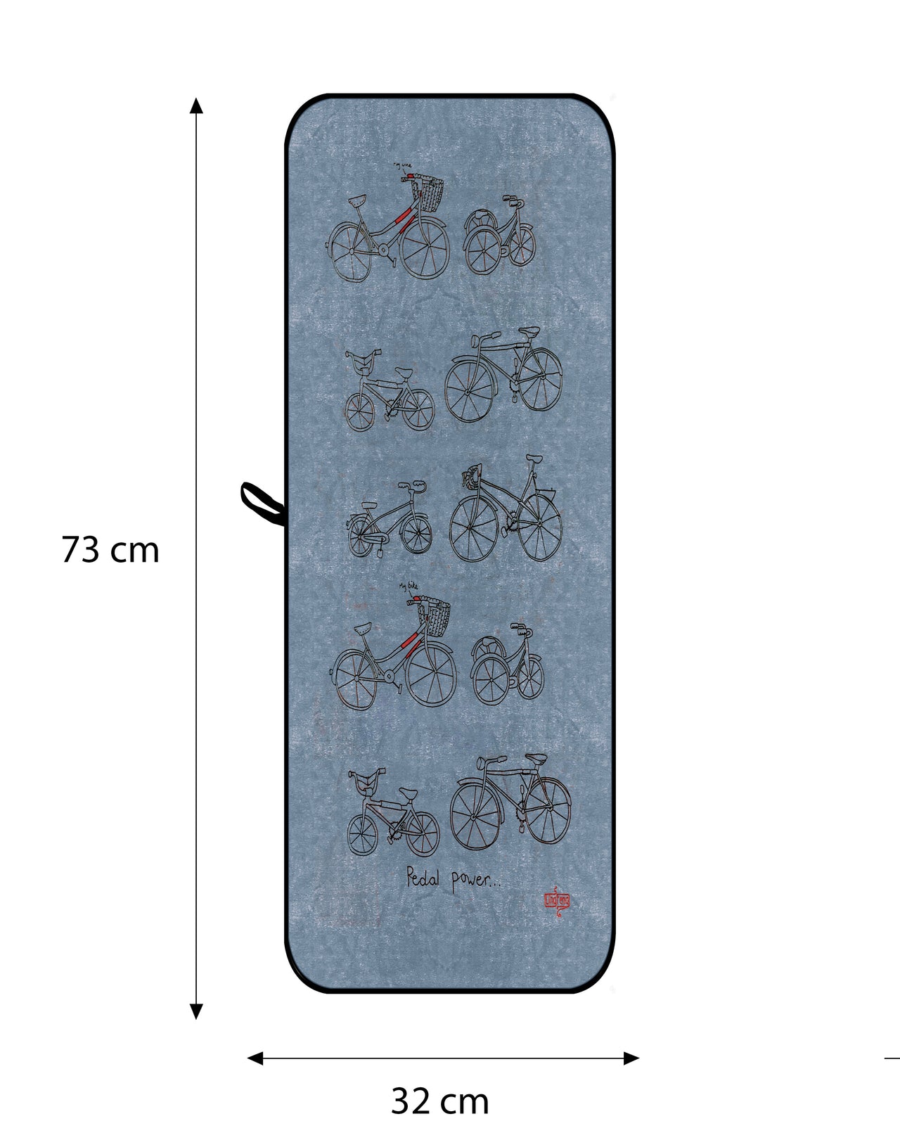 SuperSoft Pedal Power Kitchen/Gym Towel