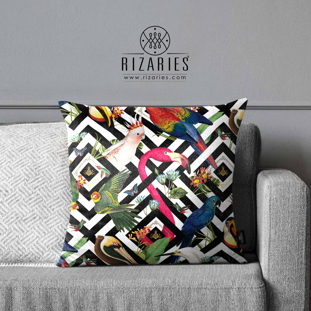 SuperSoft Flamingo Geometric