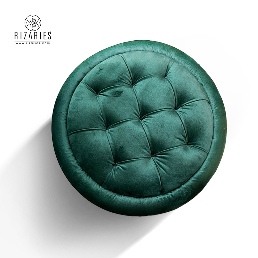 Soft Modern Round Ottoman