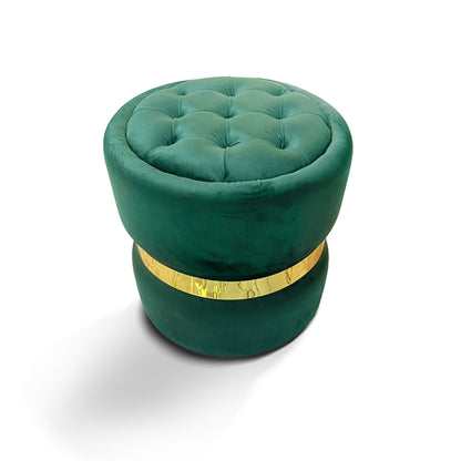 Soft Modern Round Ottoman