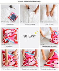 Thumbnail for SuperSoft Flamingo & Mint Throw Pillow