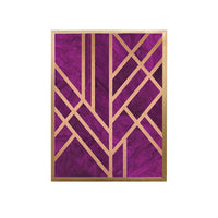 Thumbnail for Purple Art Deco Canvas Painting