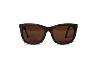 Thumbnail for Round Black Bamboo Wood Sunglasses