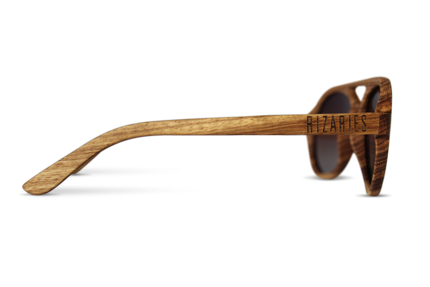 Natural Zebra Wood Sunglasses