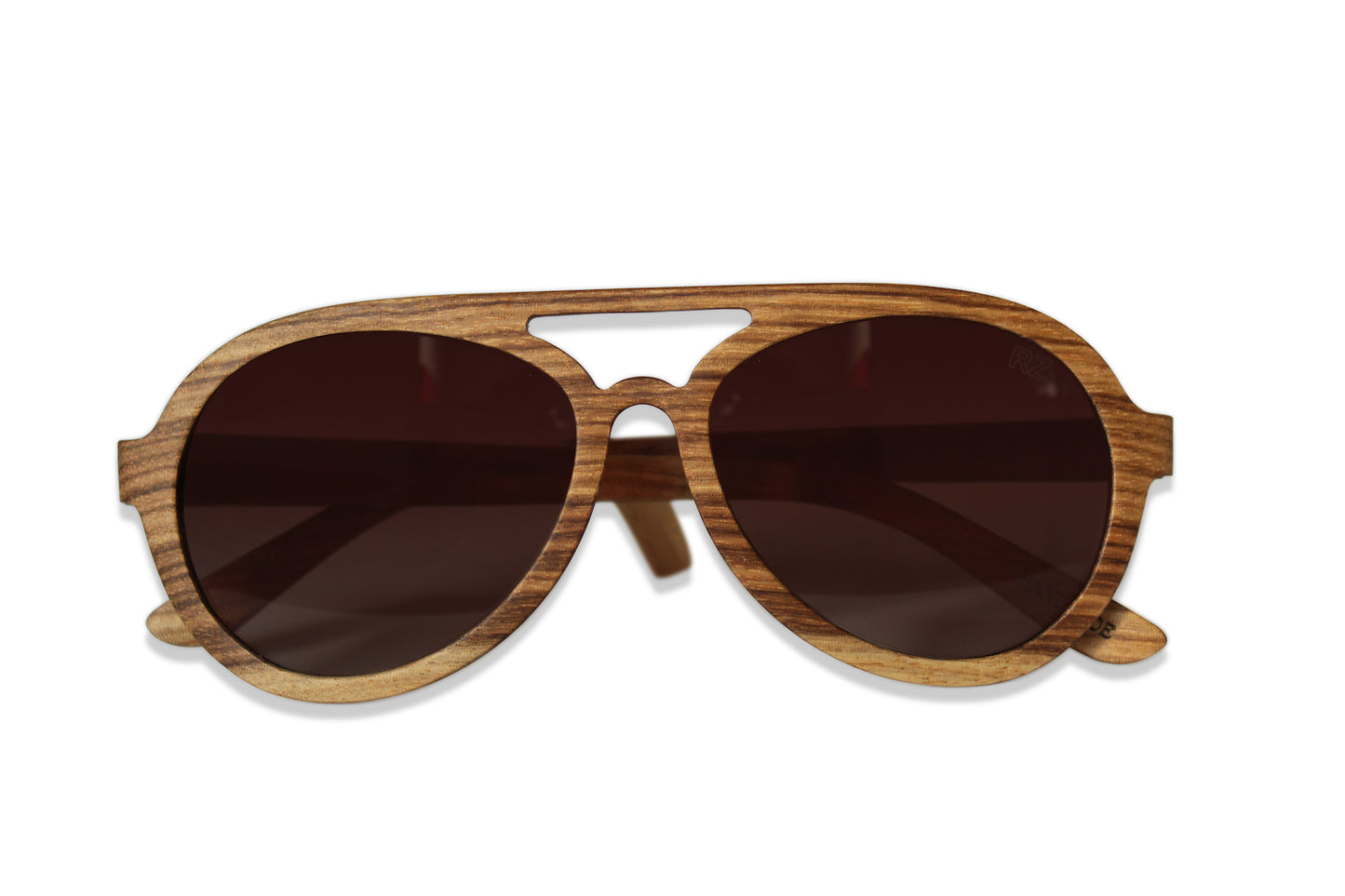 Natural Zebra Wood Sunglasses