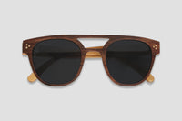 Thumbnail for Straight Rose Wood Sunglasses