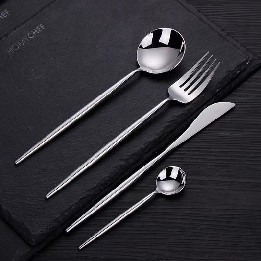 Shiny Full Silver Cutlery Set