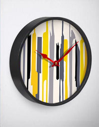 Thumbnail for Yellow Lines Wall Clock