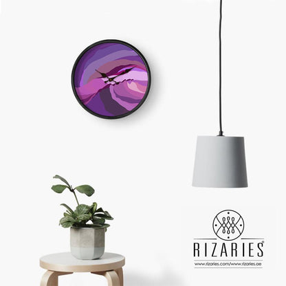 Purple Mist Wall Clock