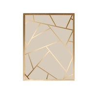 Thumbnail for Beige Geometric Canvas Painting