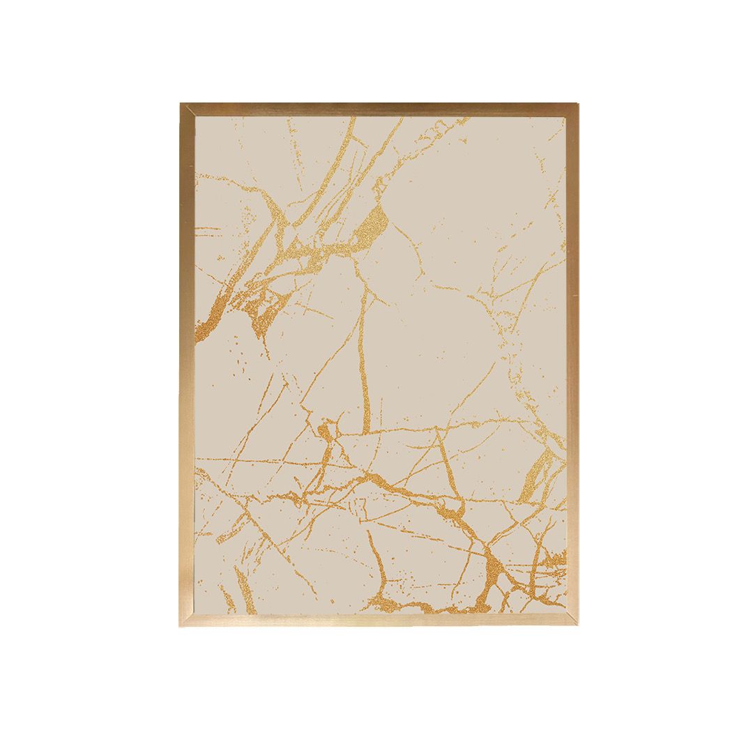 Beige Abstract Canvas Painting