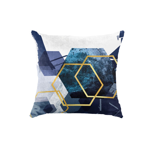 SuperSoft Navy Gold Geometric