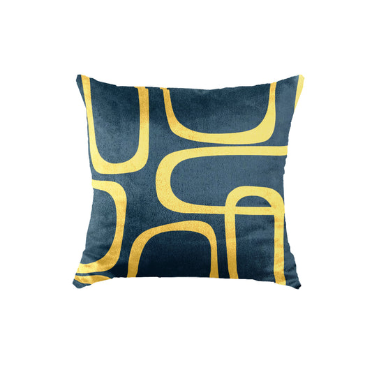 SuperSoft Blue Mustard Abstract