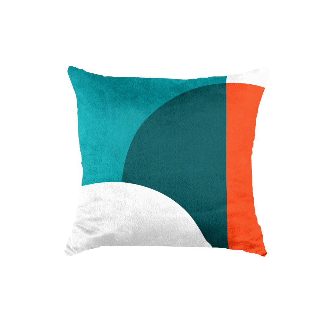 SuperSoft Teal Round Throw Pillow