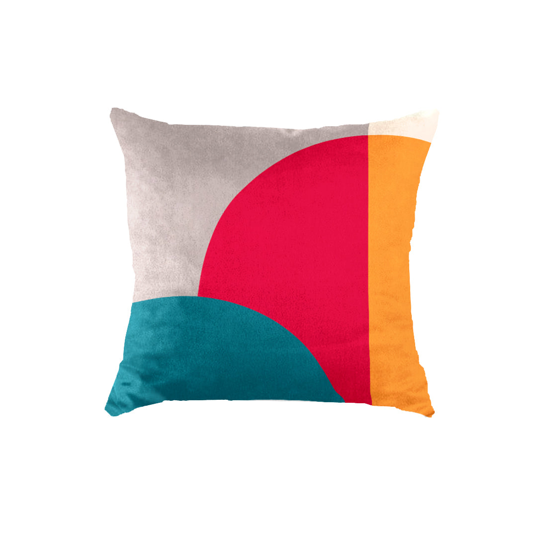 SuperSoft Colorful Rounds Throw Pillow
