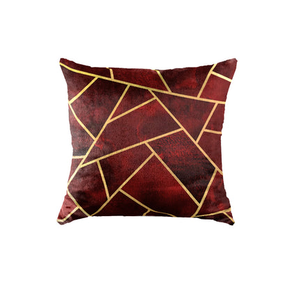 SuperSoft Maroon & Gold Geo