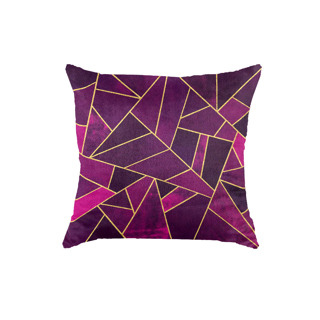 SuperSoft Purple Stone Throw Pillow