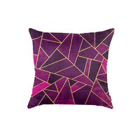 Thumbnail for SuperSoft Purple Stone Throw Pillow