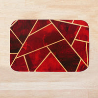 Thumbnail for SuperSoft Red & Gold Door Mat