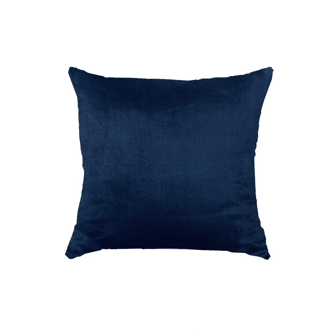 SuperSoft Plain Navy Throw Pillow