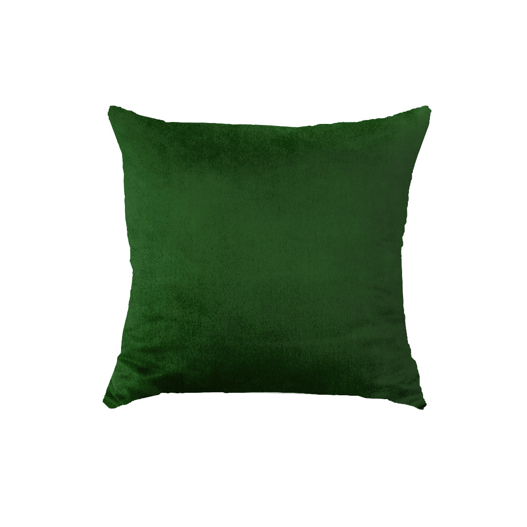 SuperSoft Plain Green Throw Pillow