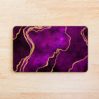 Thumbnail for SuperSoft Purple Abstract Door Mat