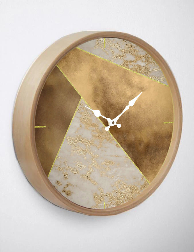Copper Luxe Wall Clock