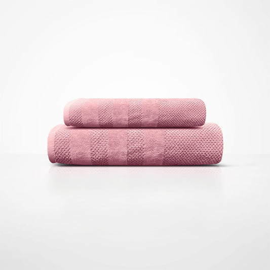 Velour Popcorn Grey Towel Set