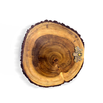 New Shesham Round Wooden Steak Platter