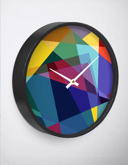 Colorful Abstract Wall Clock