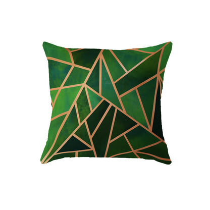 SuperSoft Green Spark Throw Pillow