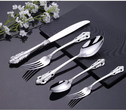 Carving Silver Cutlery Set