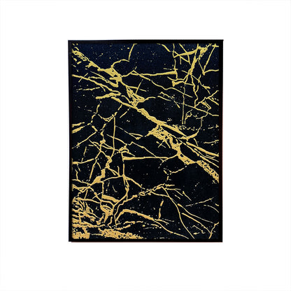 Black & Gold Canvas Painting