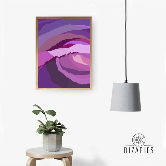 Purple Mist Canvas Painting