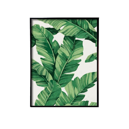 Banana Leaves Handmade Canvas Painting