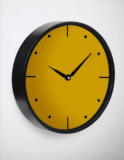 Classy Mustard Wall Clock